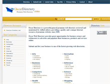 Tablet Screenshot of oscardirectory.com